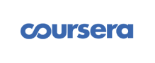 Coursera logo representing Rak's certifications in design, strategy, and innovation through global online learning.
